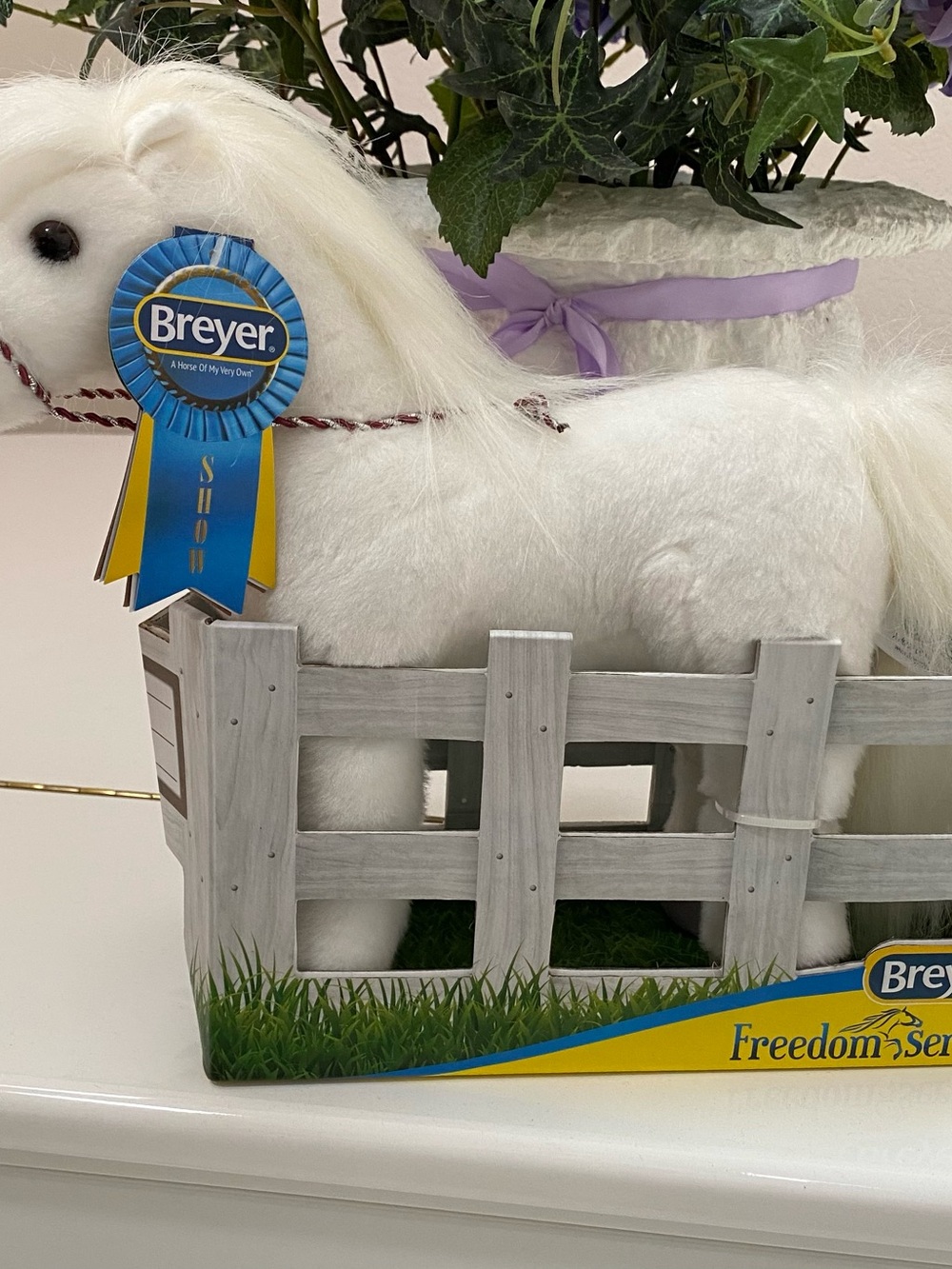 Breyer Freedom Series White Plush Pony